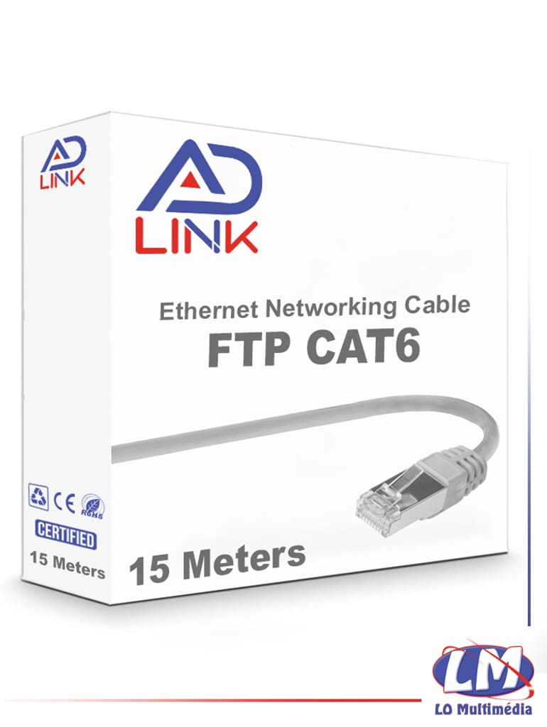 Câble réseaux locaux Cat.6 FTP 4 paires Legrand 500 m - en vente au Cameroun